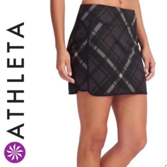 Athleta Dresses & Skirts - ATHLETA PLAID WANDER MINI SKIRT in size M